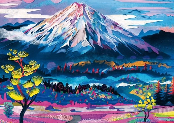 Schmidt puzzel Rust van de bergen 1000 stukjes