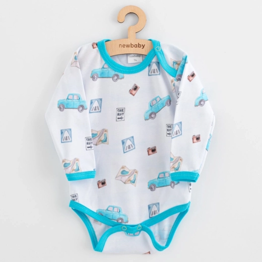 babyromper New Baby Classic II met autoprint 86 (12–18 maanden)