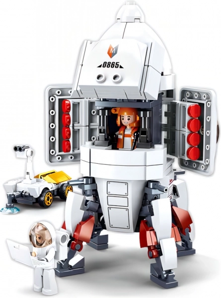 Sluban Space landingsmodule expeditie Saturn bouwset