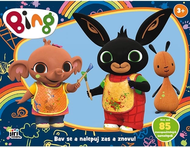 Herbruikbare stickers met achtergronden Bing - 1 stuk