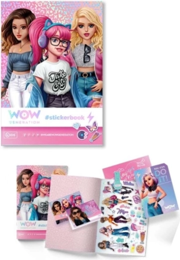 Album met holografische stickers WOW Generation