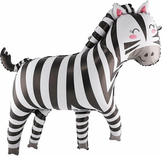 Folieballon Zebra 80 × 78 cm