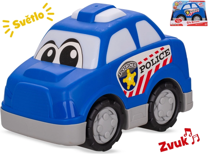 Politiewagen met licht en geluid 24,5 cm