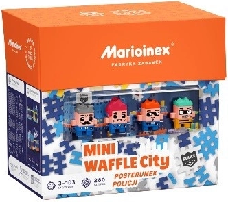 Waffle mini bouwset – politiebureau
