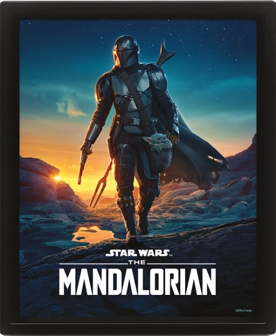 3D schilderij MANDALORIAN Nightfall