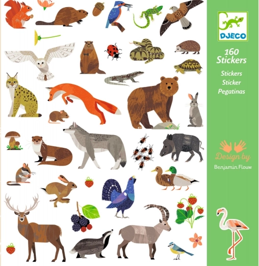 Stickers Europese dieren