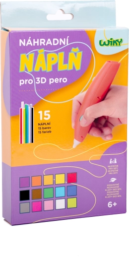 Reservevullingen voor 3D-pen WIKY 15x3 m (Tsjechische verpakking)