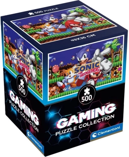 Puzzle CLEMENTONI Gaming Collection Sonic – 500 stukjes