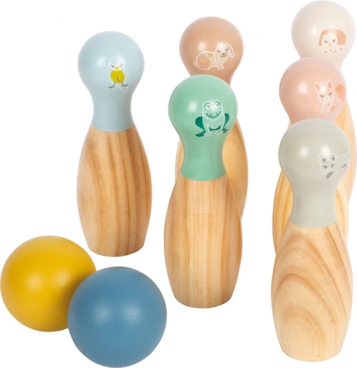 Small Foot houten kegels Garden Buddies