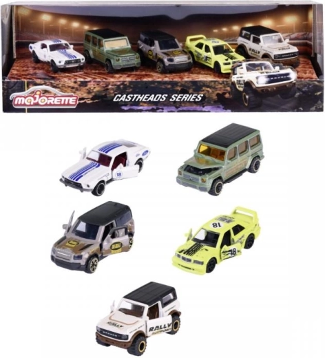 Cadeauset van metalen autootjes CastHeads Series 1:64 (5 stuks)