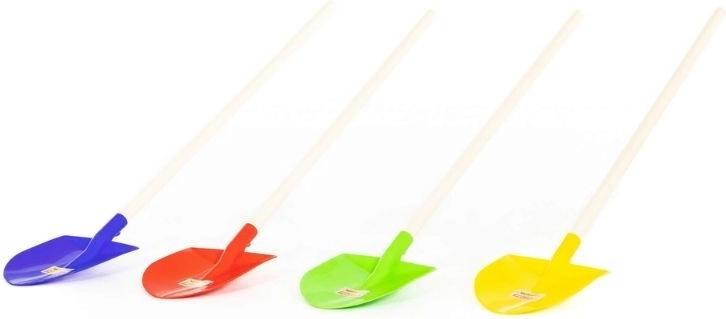 Kinder tuinschep met houten steel 85 cm - 1 stuk