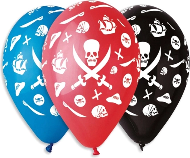 Gemar pastel ballon Piraat 30 cm - 1 stuk