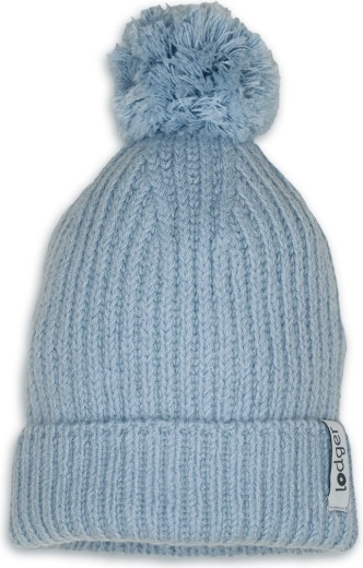 Lodger merino muts Blue fogg 6–12 maanden