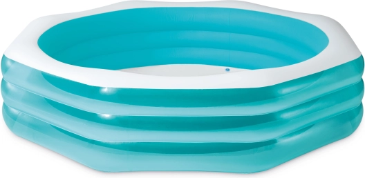 Familie achtkante opblaasbare zwembad