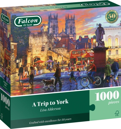 Falcon puzzel Uitstapje naar York 1000 stukjes