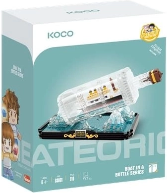 KOCO Titanic in een fles – bouwset 918 onderdelen - 1 stuk
