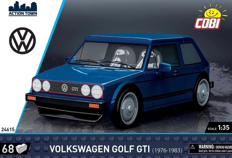 Bouwset COBI VOLKSWAGEN Golf GTI 1:35 (1976–1983)