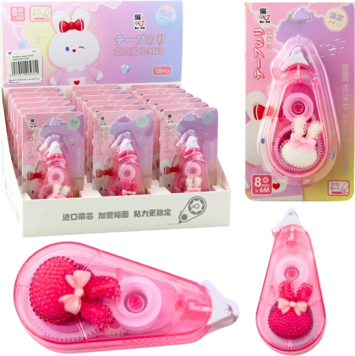 Correctietape roze met versiering