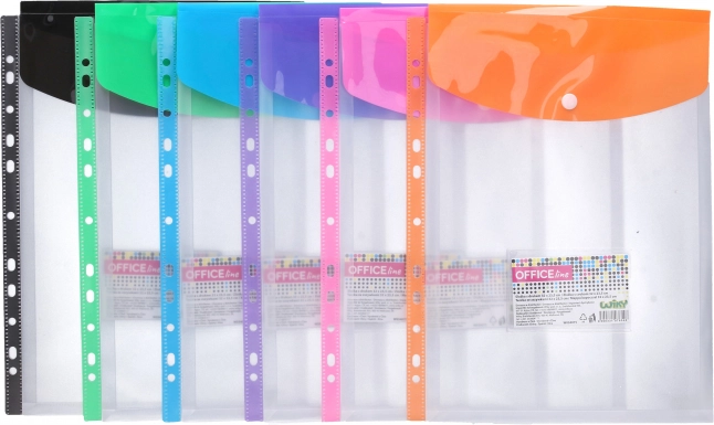 Map met drukknoop 32×23,5 cm