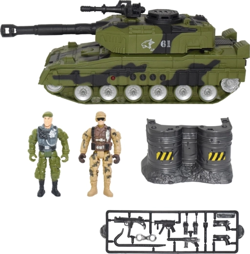 MAC TOYS militaire tank met licht en geluid