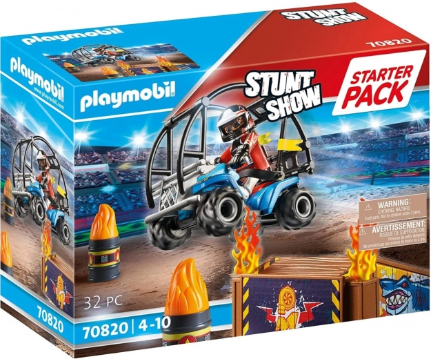 Playmobil Stunt Show startset – stuntshow met quad en vurige ramp