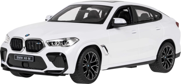 Op afstand bestuurbare auto BMW X6 M 1:14 Rastar wit - 1 stuk