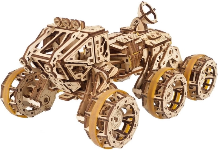 Ugears houten mechanische 3D-puzzel Mars Rover