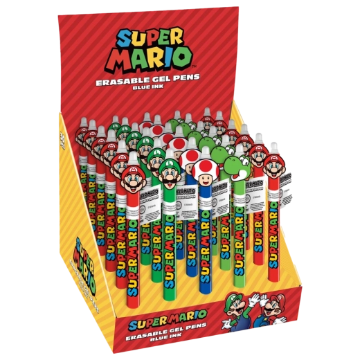 Uitwisbare gelpen Super Mario
