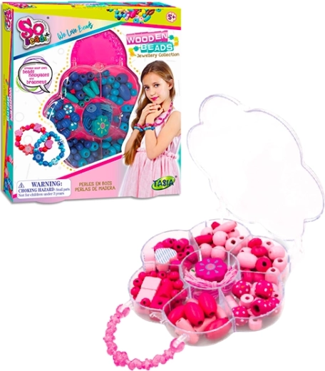 Tasia set houten kralen voor armbanden, 2 varianten