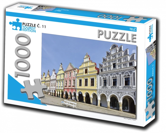 Puzzel Telč – toeristische editie, 1000 stukjes
