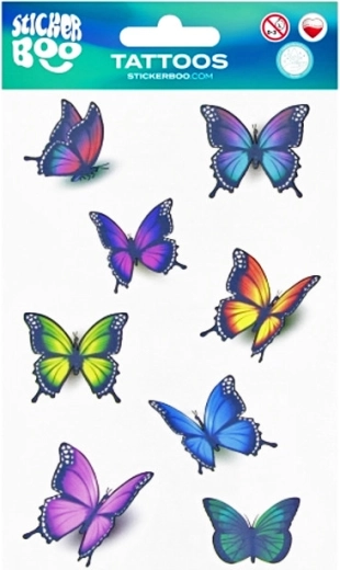 Vlindertatoeages voor kinderen