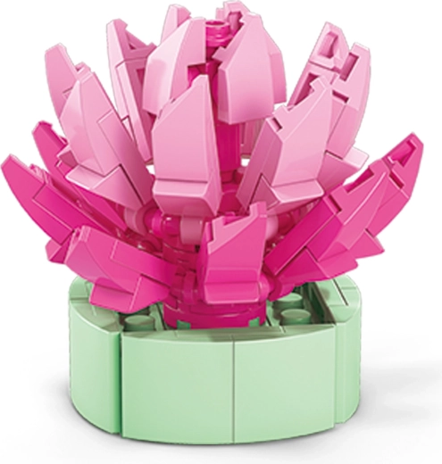 Bouwset bloem in bloempot – mini planten van bouwsteentjes