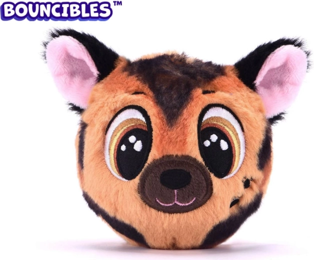 Pluchen stuiterbal Bouncibles ZIKO 8 cm