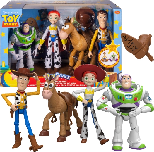 Disney Pixar Toy Story 5 set actiefiguren Woody, Jessie, Buzz Lightyear en Bullseye