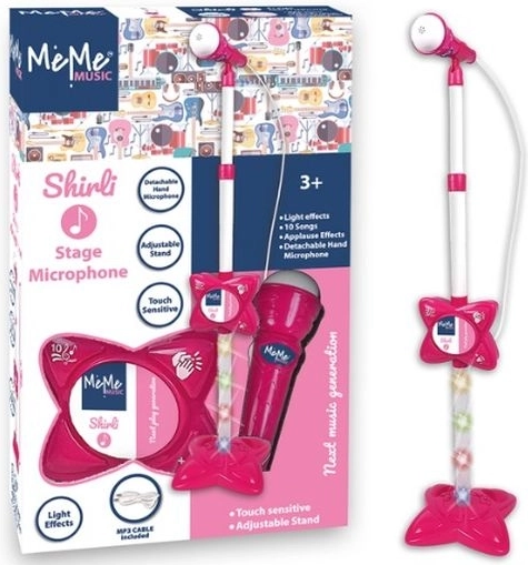 Meme scenische microfoon roze