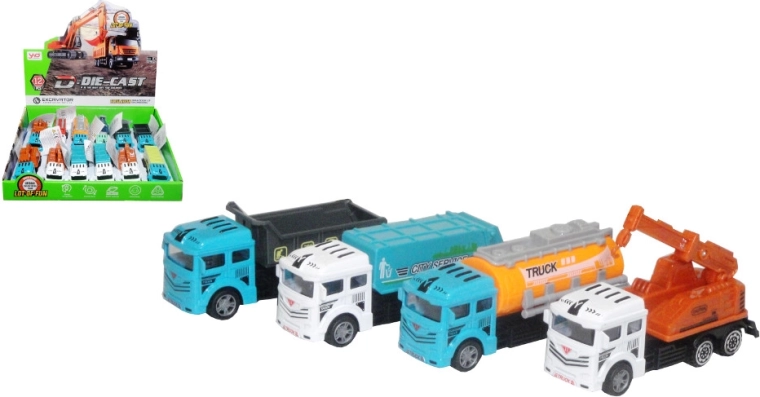 Vrachtauto met wrijvingsaandrijving