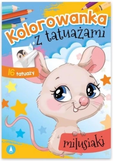 SŁODZIAKOtattoo – kleurplaten met afwasbare tatoeages Liefjes