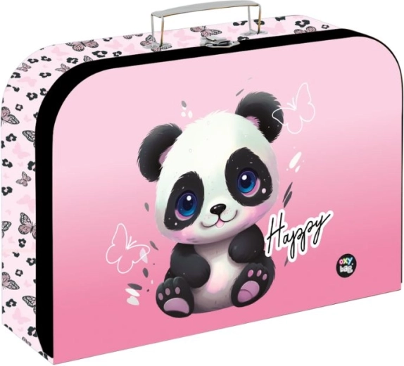 Kinder laminaatkoffertje Panda 34 cm