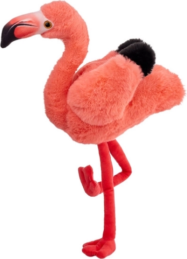 Pluchen flamingo 28 cm
