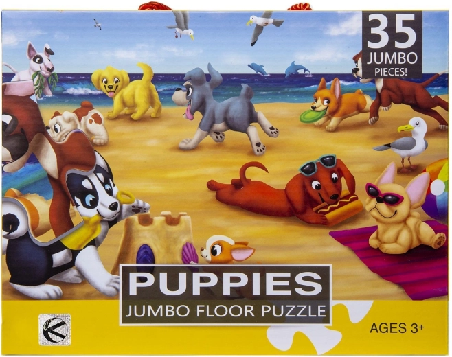 XXL kinderpuzzel puppy’s 35 stukjes - 1 stuk