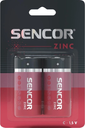 Sencor zink-koolstofbatterij C R14 1,5 V - 1 stuk