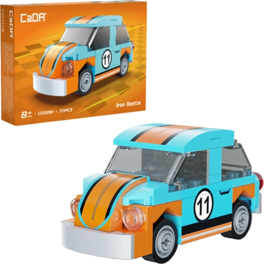 CaDA bouwset auto Iron Beetle 70 onderdelen