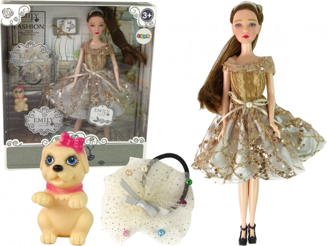 Pop EMILY met hondje en accessoires