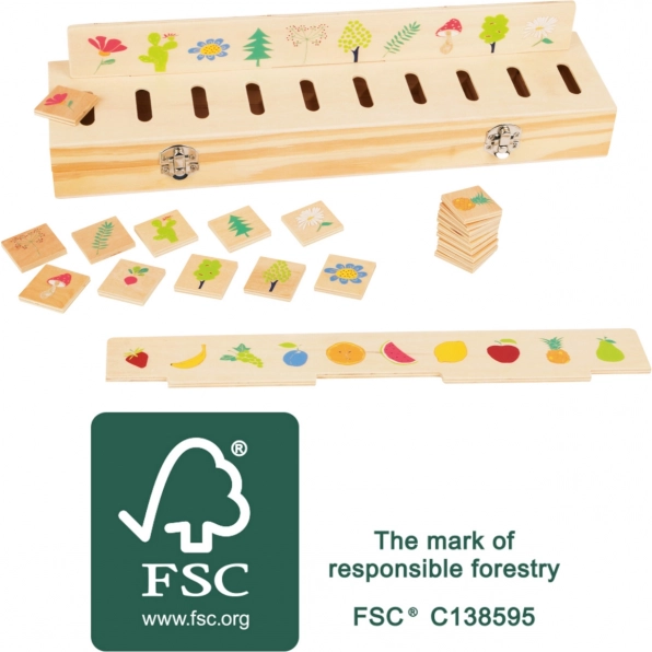 Houten motorische educatieve speelgoed voor sorteren Small Foot