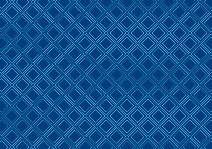 Gekleurde C6-envelop met motief van blauwe vierkantjes
