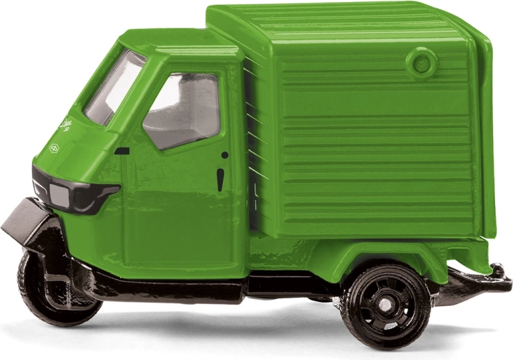 Siku Piaggio Ape groen – metalen model driewieler