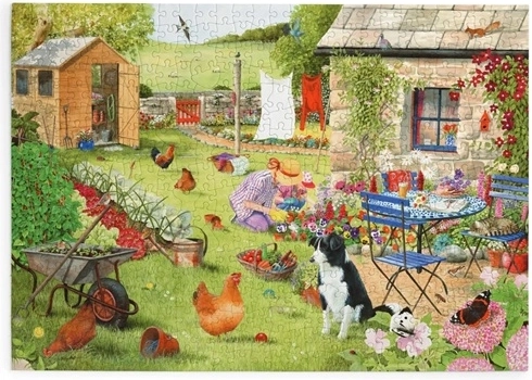 HOP Puzzel Oma's tuin, 500 extra grote puzzelstukken