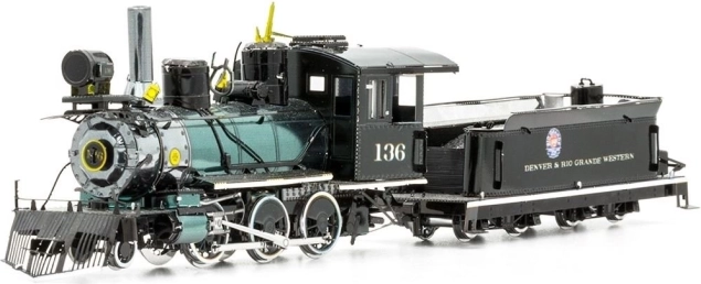 METAL EARTH 3D-puzzel Wild West: 2-6-0 Locomotief