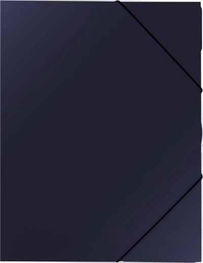 Map met elastiek A4 blauw