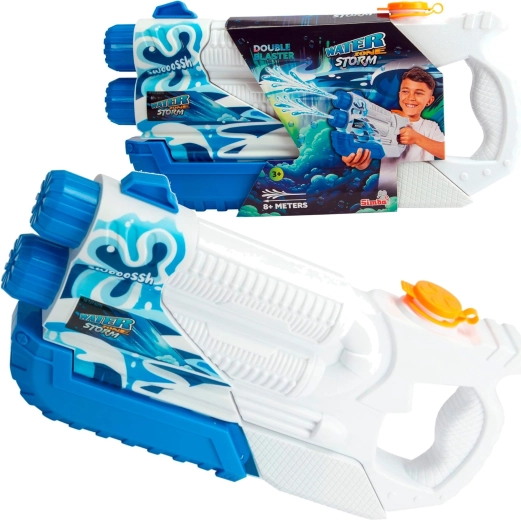 Waterpistool SIMBA Waterzone Storm Double Blaster met dubbele straal